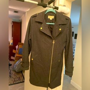 Grey Michael Kora pea coat
